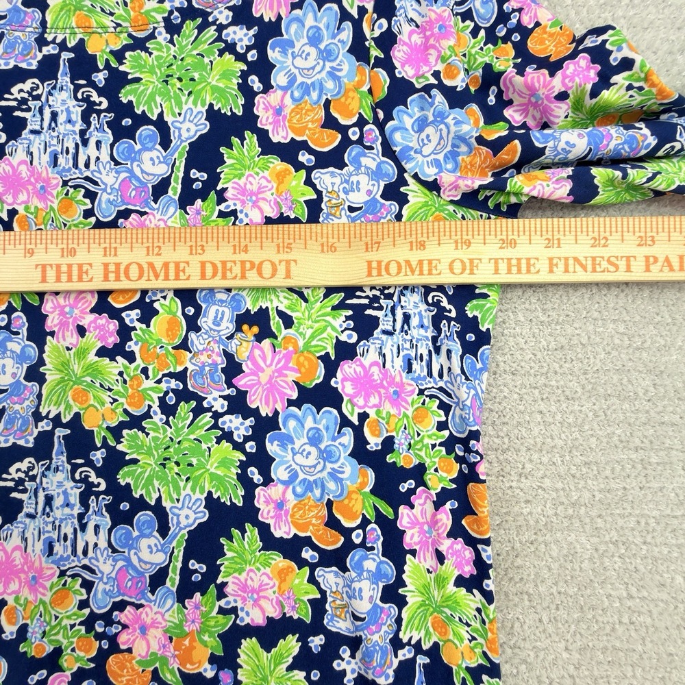 Disney Parks Lilly Pulitzer Sophie Dress XL Lilly Loves Disney Mickey Floral - Picture 9 of 12